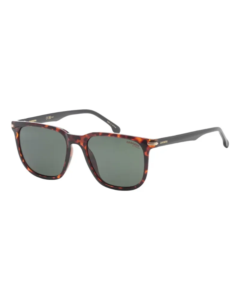Carrera Eckige Sonnenbrille in Schildpattoptik - Braun Braun