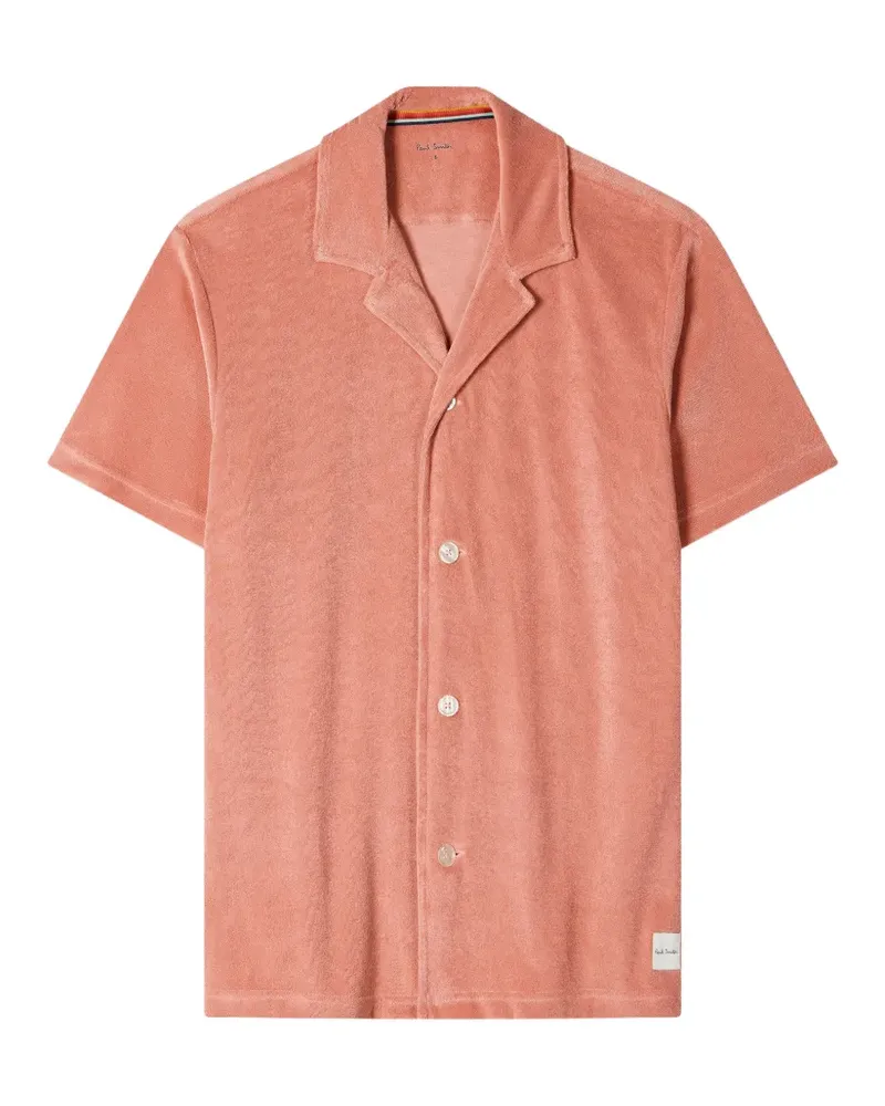 Paul Smith towelling short-sleeve loungewear shirt - Orange Orange