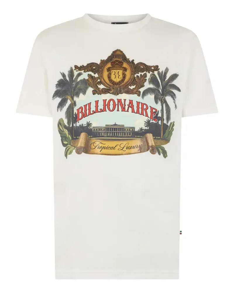 Billionaire T-Shirt mit Rundhalsausschnitt - Nude Nude