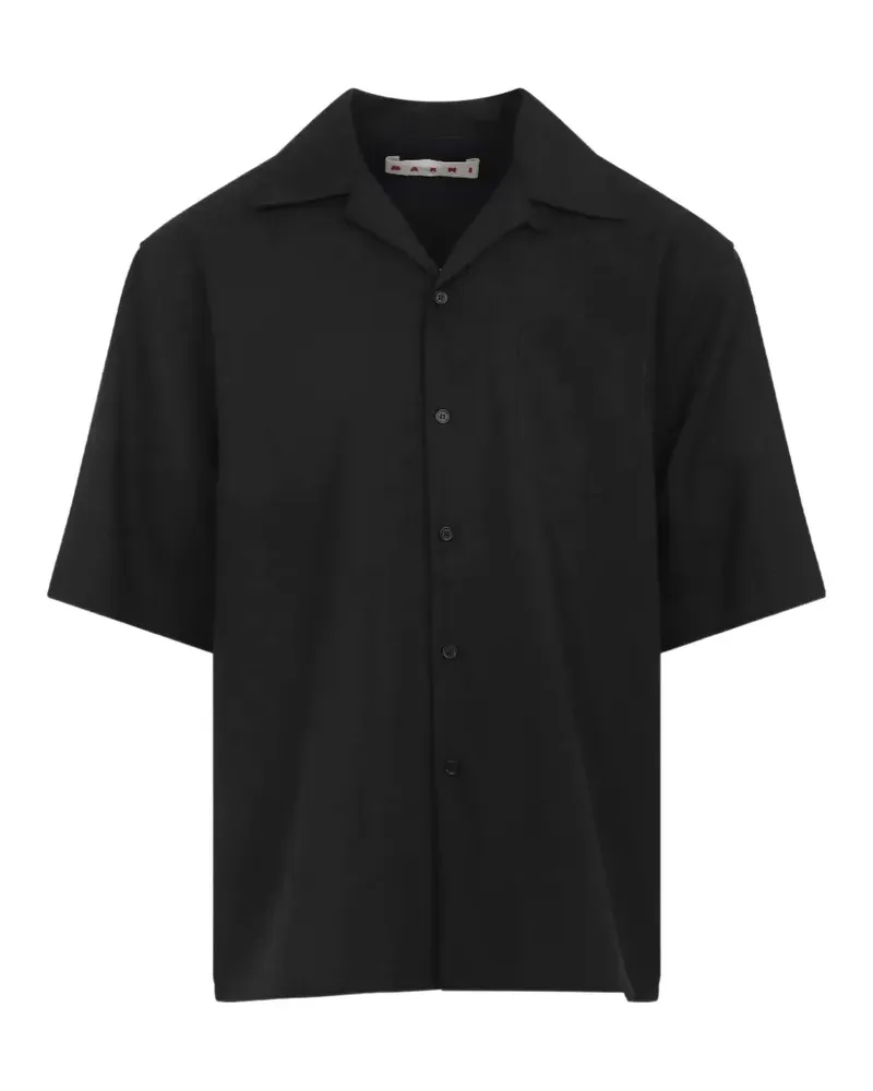 Marni pocket short-sleeve shirt - Schwarz Schwarz