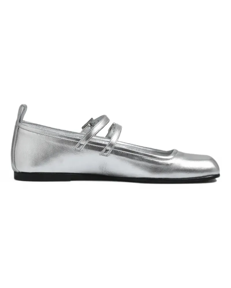 NODALETO Bulla Rina Ballerinas mit Schnalle - Silber Silber