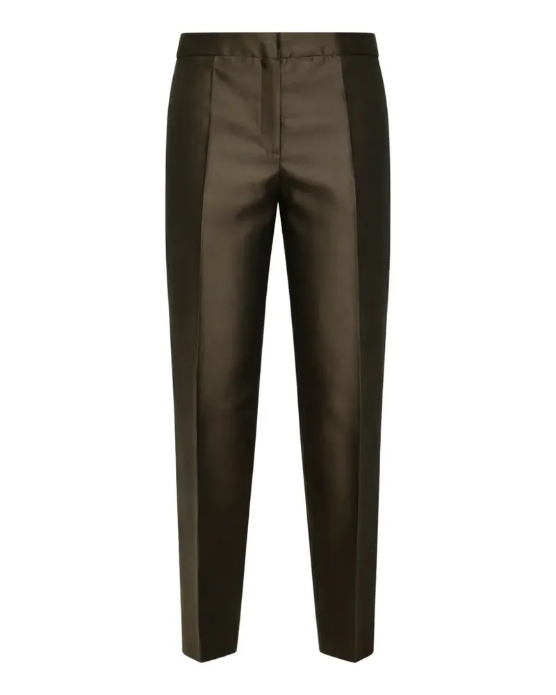 Max Mara pressed carrot trousers - Grün Grün