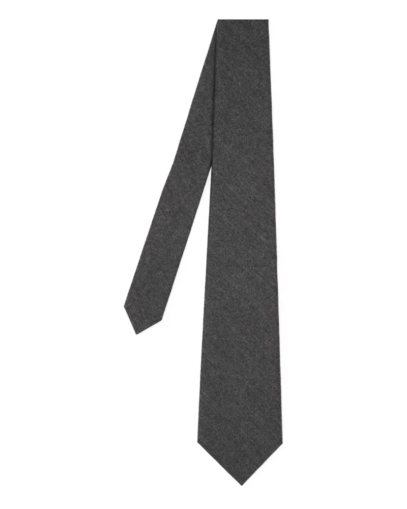 Paul Smith pointed-tip tie - Grau Grau