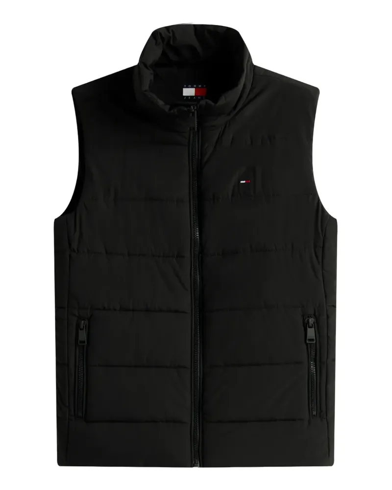 Tommy Hilfiger zip quilted gilet - Schwarz Schwarz