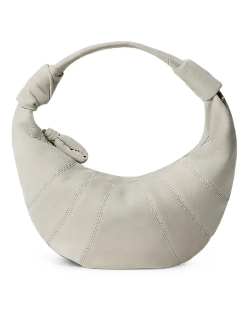 Christophe Lemaire Fortune Croissant Tasche aus Alpaka-Nubukleder - Nude Nude