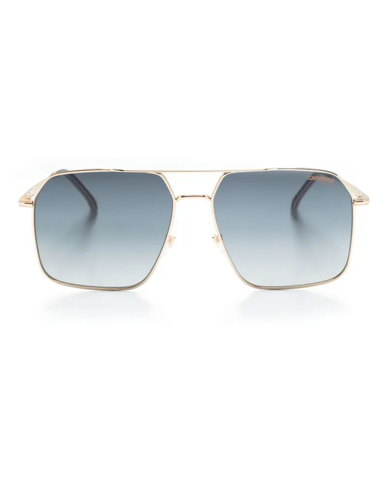 Carrera 333/S Sonnenbrille mit geometrischem Gestell - Gold Gold