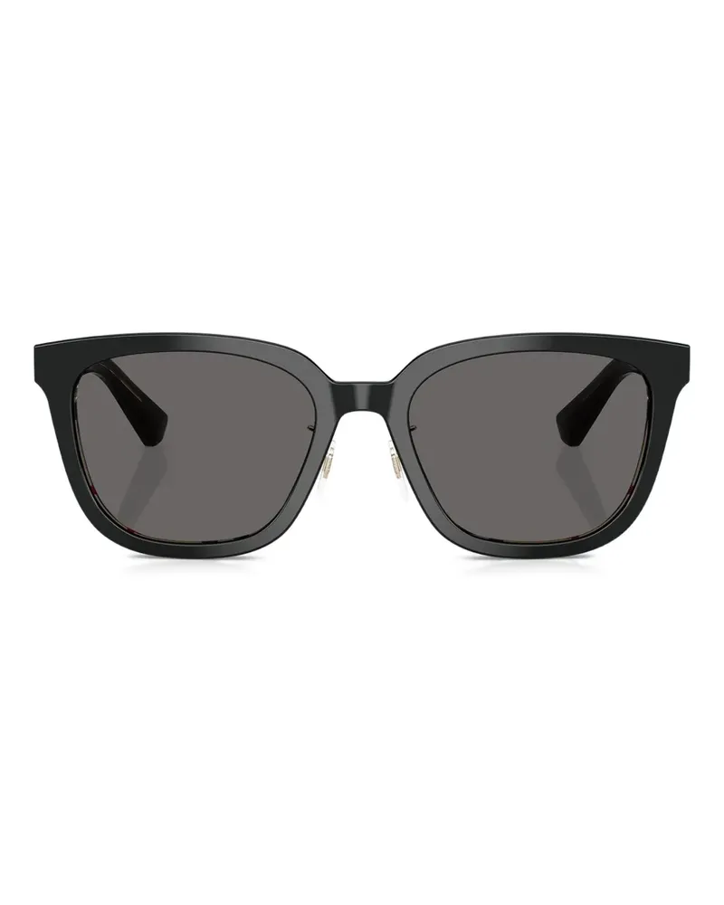 Burberry Sonnenbrille mit eckigem Gestell - Schwarz Schwarz