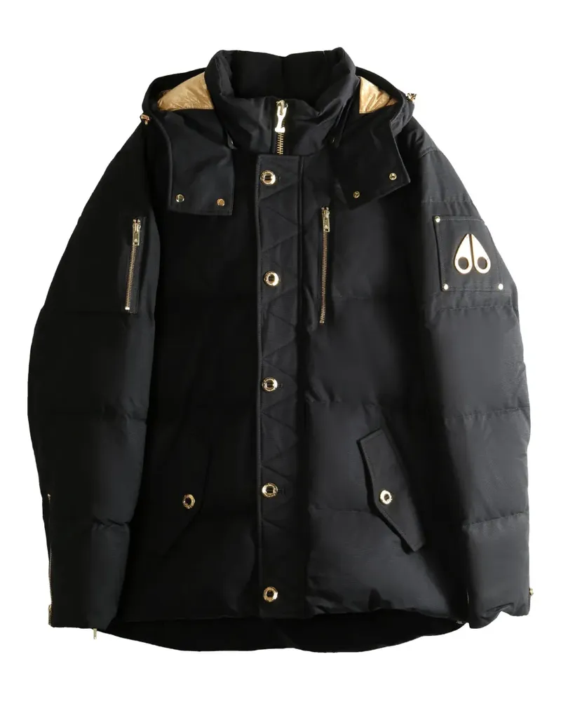Moose Knuckles 3Q zipped jacket - Schwarz Schwarz