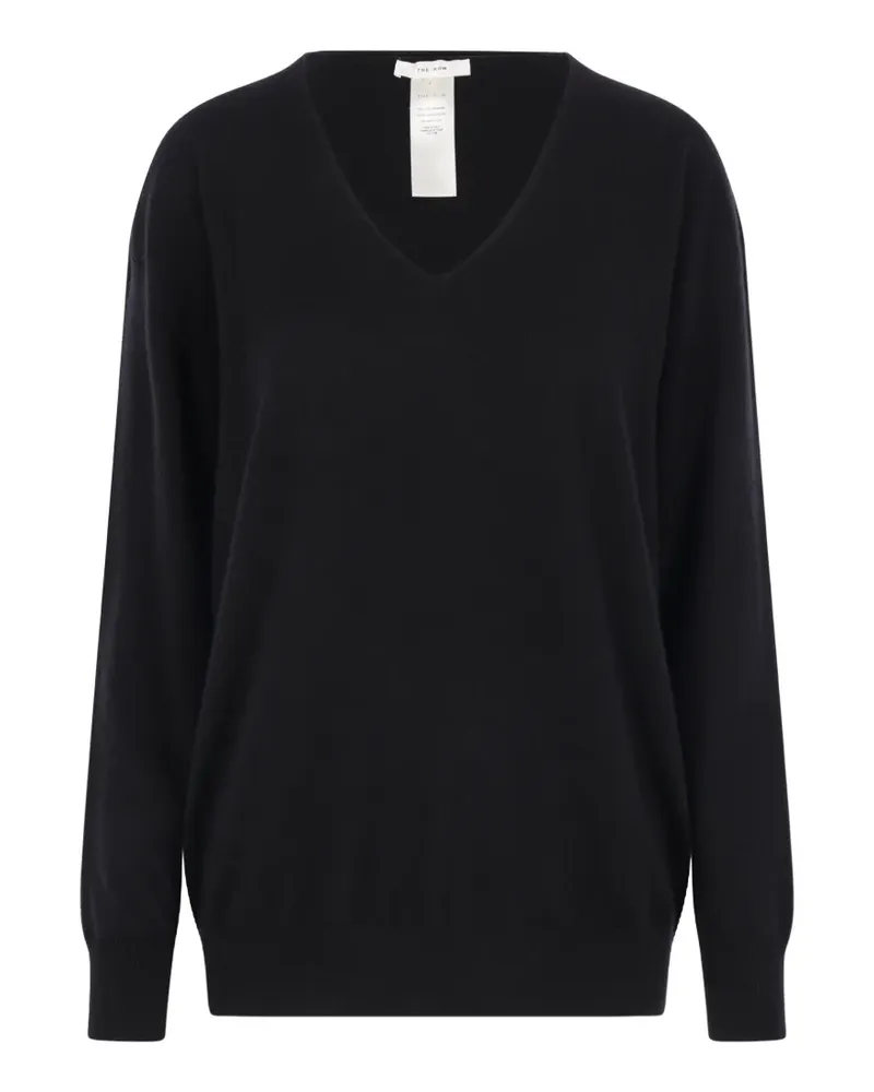 The Row Onofre V-neck cashmere sweater - Schwarz Schwarz