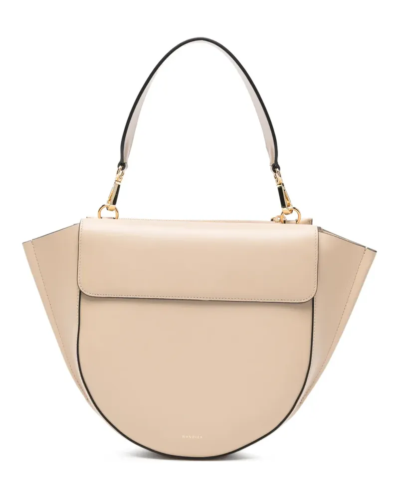 WANDLER medium Hortensia leather tote bag - Nude Nude