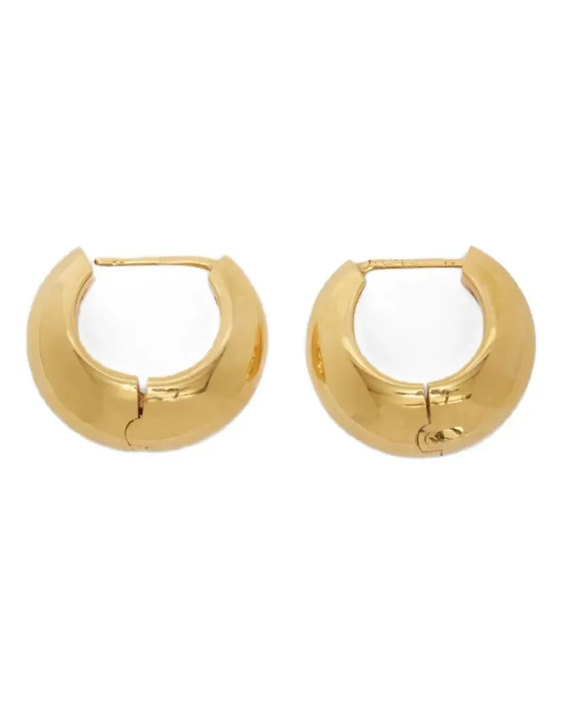 Jil Sander Klassische Creolen - Gold Gold