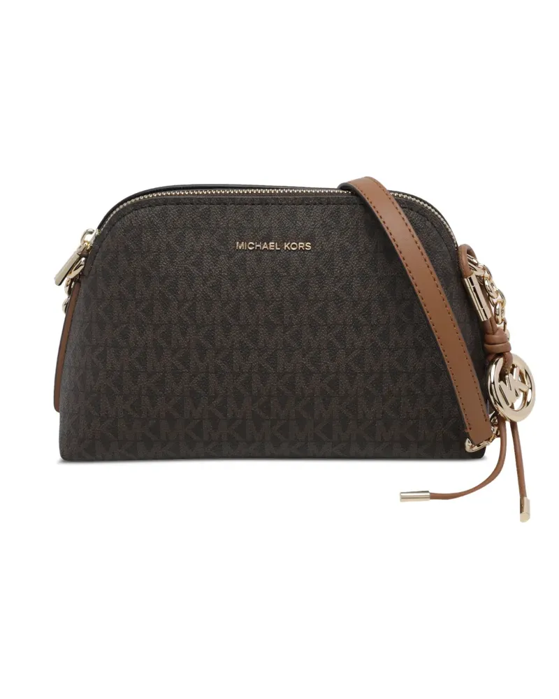 Michael Kors small Freddie logo-print cross body bag - Braun Braun