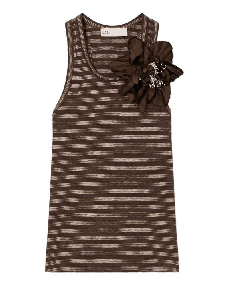 Tory Burch Trägershirt mit Racerback - Braun Braun