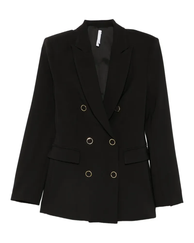 IMPERIAL double-breasted peak-lapels blazer - Schwarz Schwarz