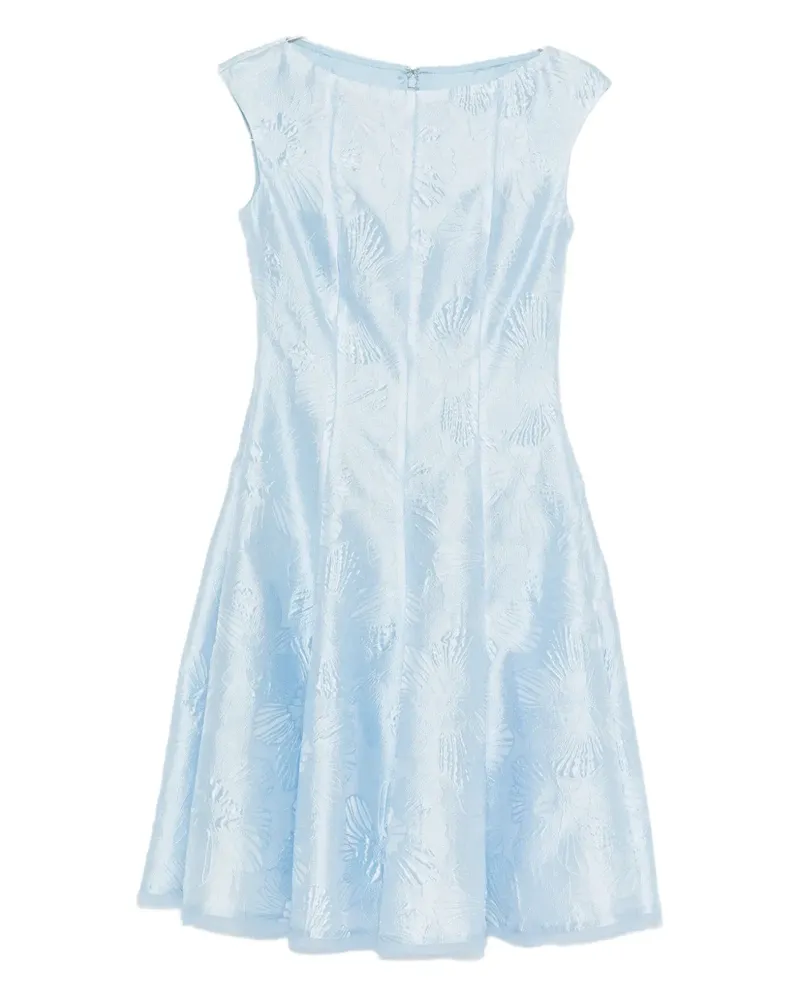 Talbot Runhof floral-pattern dress - Blau Blau