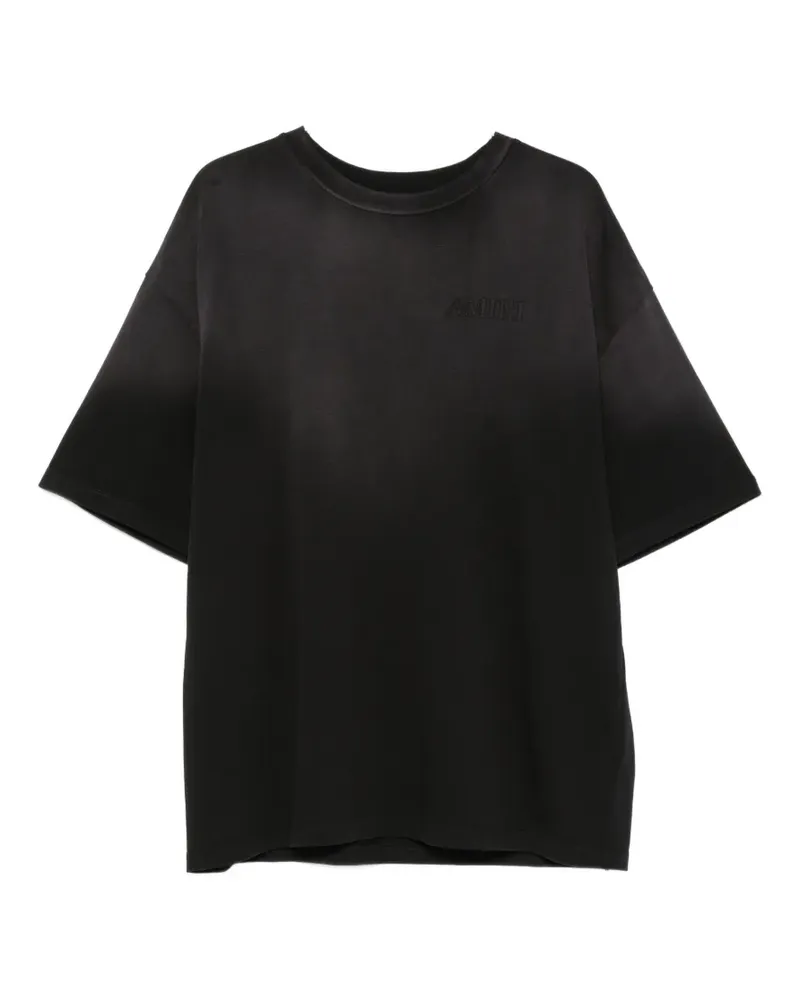 Amiri bandana-print logo-embroidered T-shirt - Schwarz Schwarz