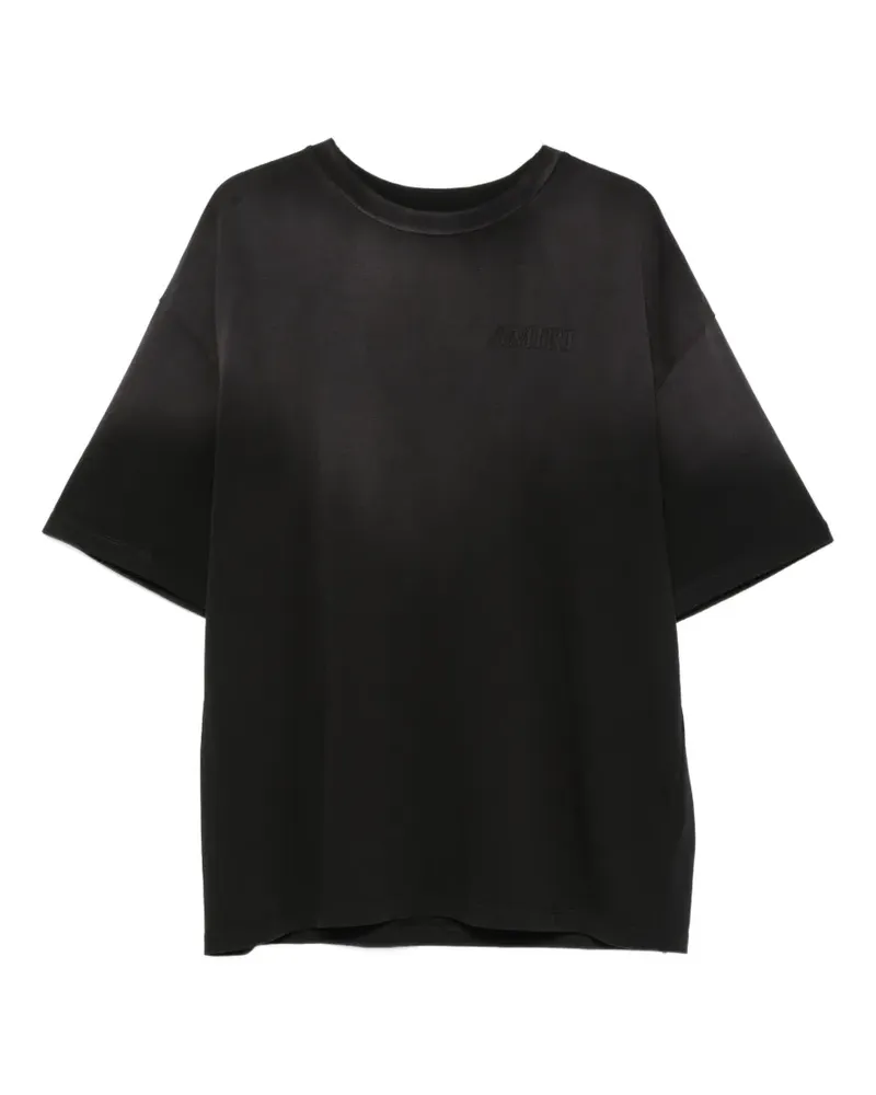 Amiri Besticktes T-Shirt mit Bandana-Print - Schwarz Schwarz