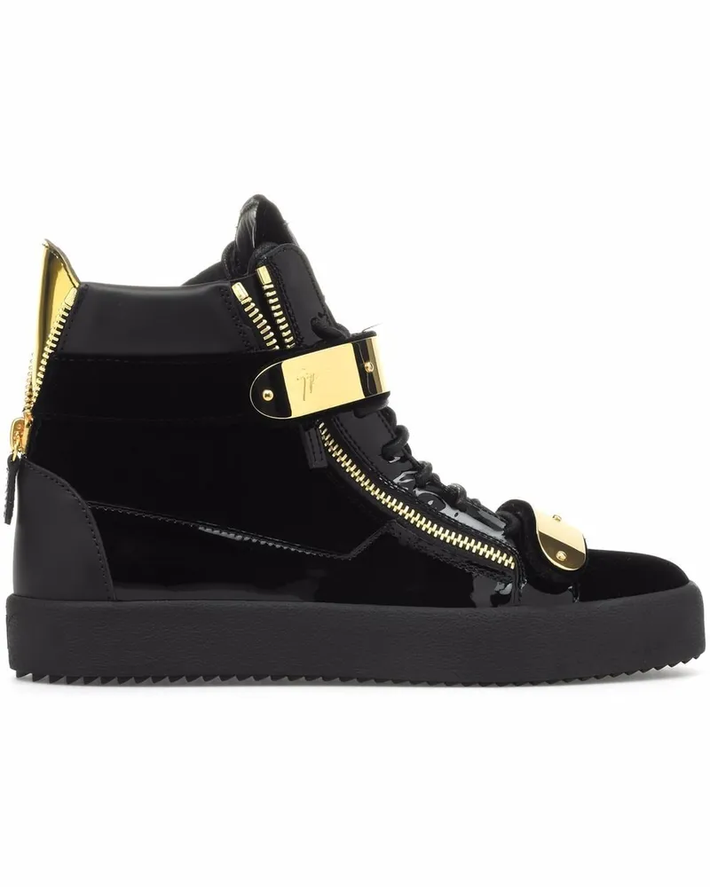 Giuseppe Zanotti Coby High-Top-Sneakers - Schwarz Schwarz
