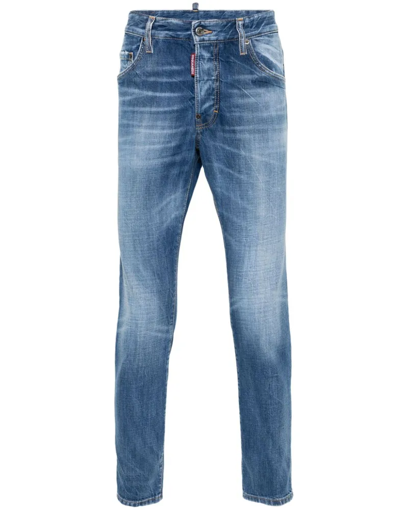 Dsquared2 Skater Slim-Fit-Jeans Blau