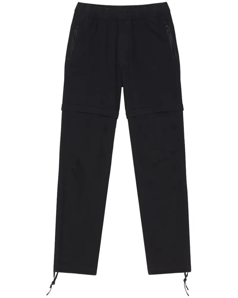 Givenchy Wide-Leg-Jeans mit abnehmbaren Beinen - Schwarz Schwarz