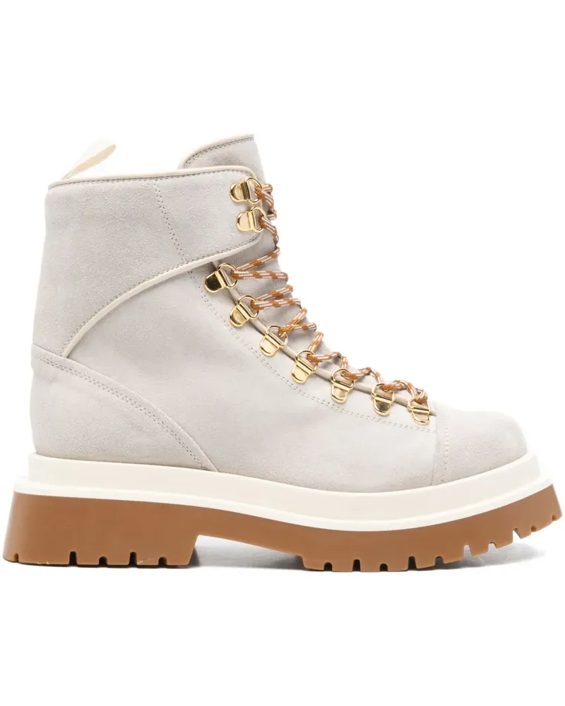 Lorena Antoniazzi lace-up fastening boots - Grau Grau