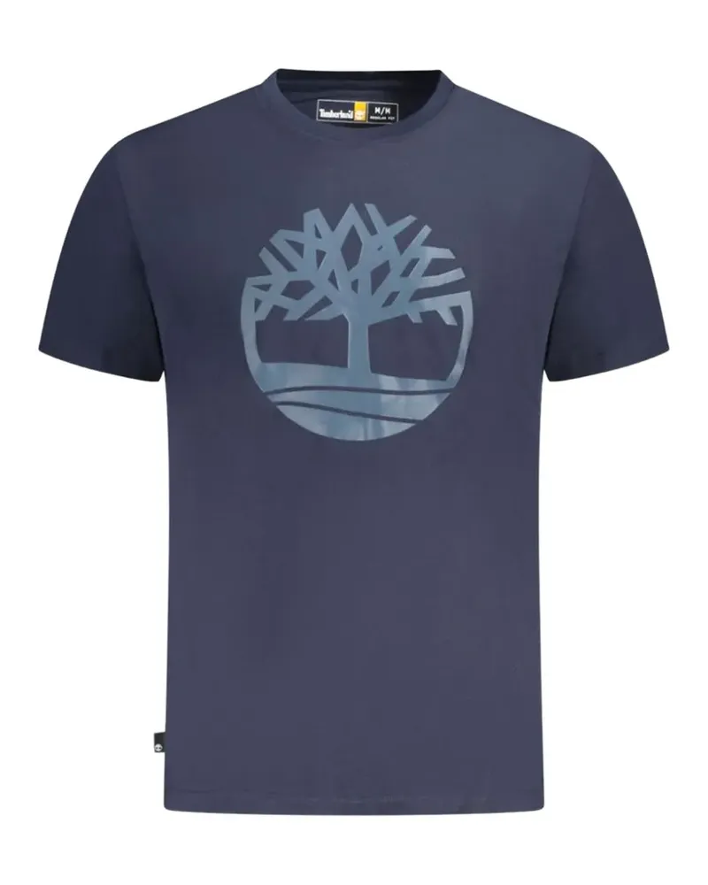 Timberland T-Shirt mit Logo-Print - Blau Blau