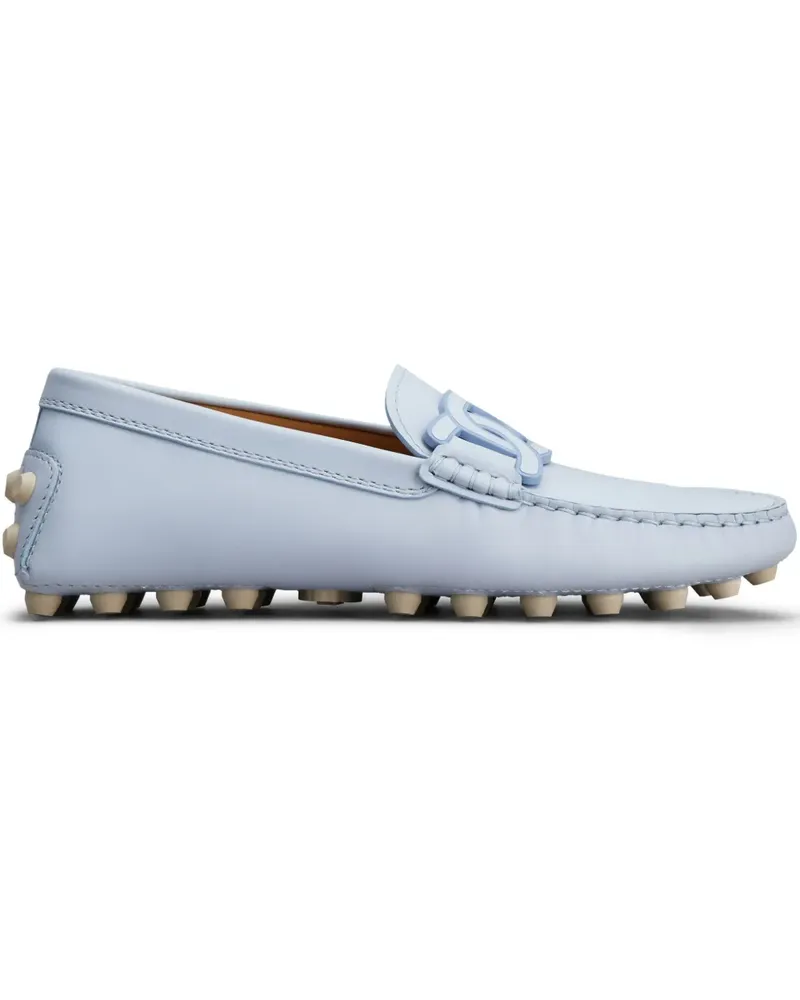 TOD'S Gommino Loafer mit Kettenmotiv - Blau Blau