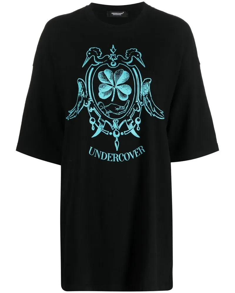 Undercover T-Shirt mit grafischem Print - Schwarz Schwarz
