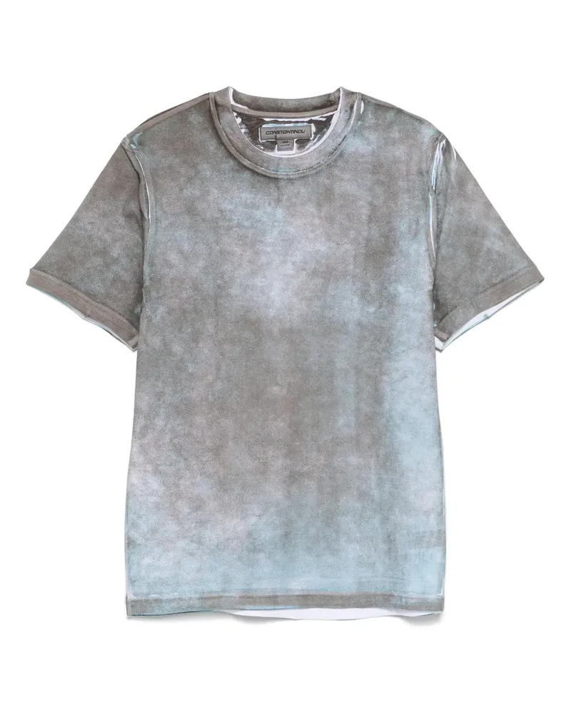 Charlie Constantinou T-Shirt mit Print - Blau Blau