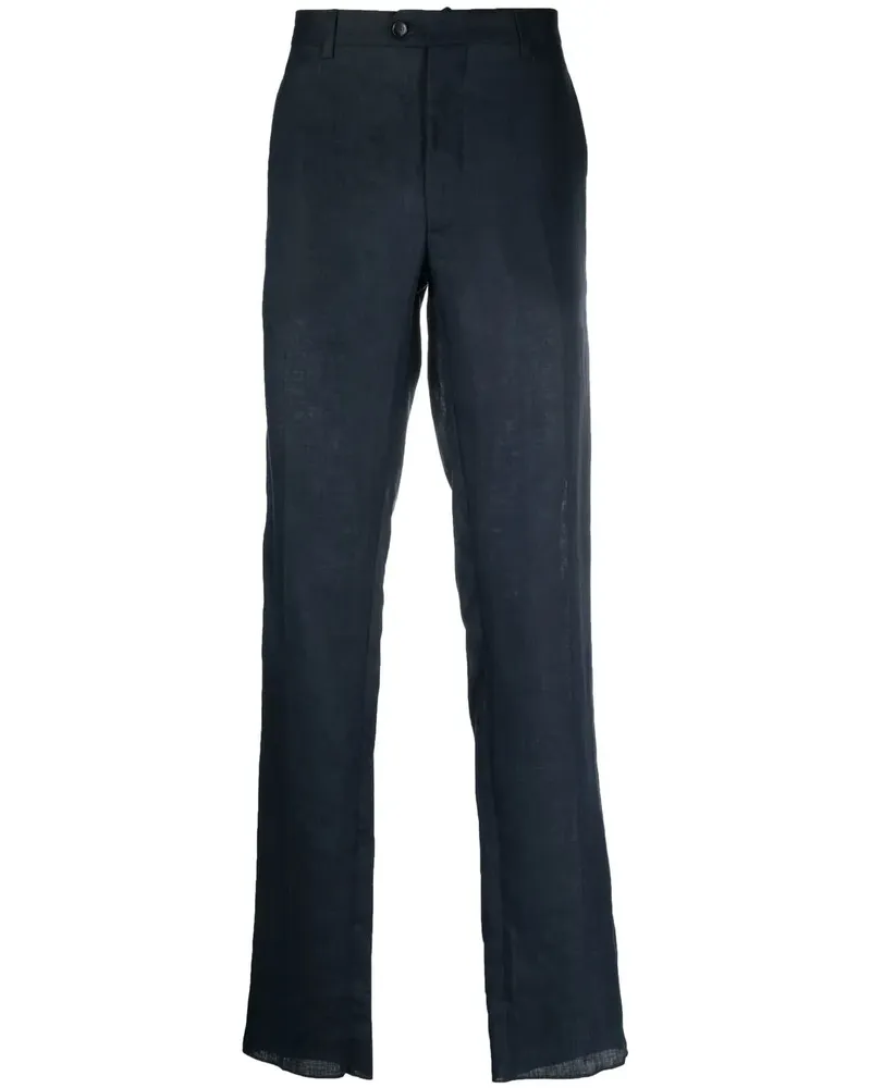 Billionaire Klassische Leinenhose - Blau Blau