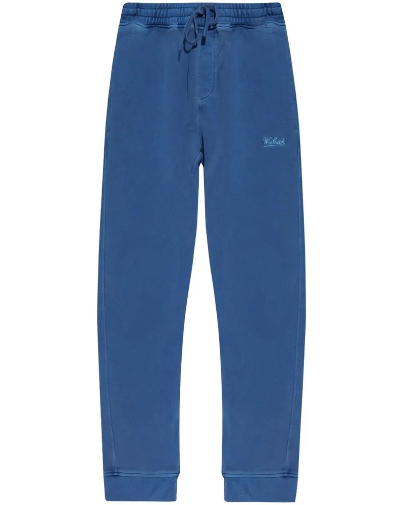 Woolrich Jogginghose mit Logo-Stickerei - Blau Blau