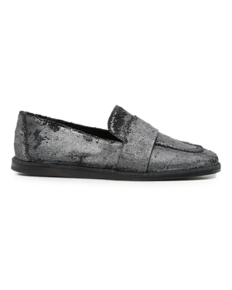 Attilio Giusti Leombruni grey loafers - Grau Grau