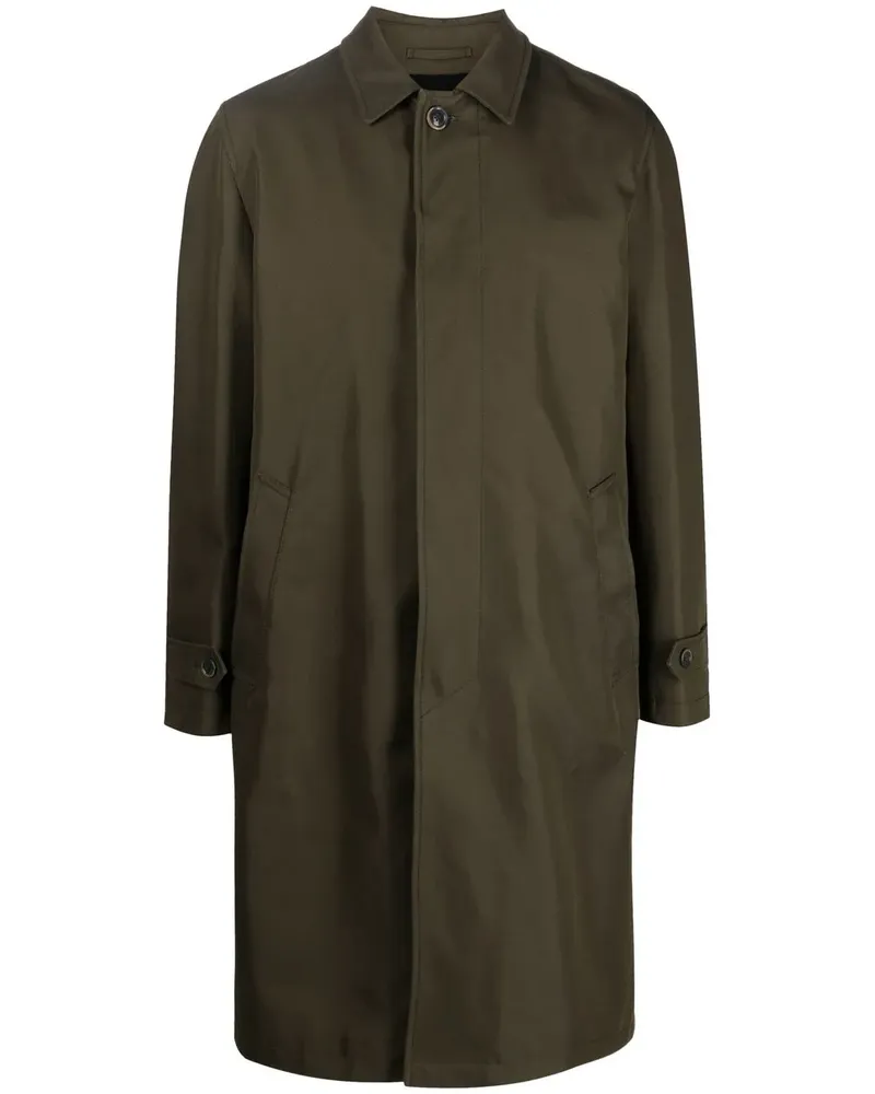 Herno Parka mit verdecktem Verschluss - Grün Grün