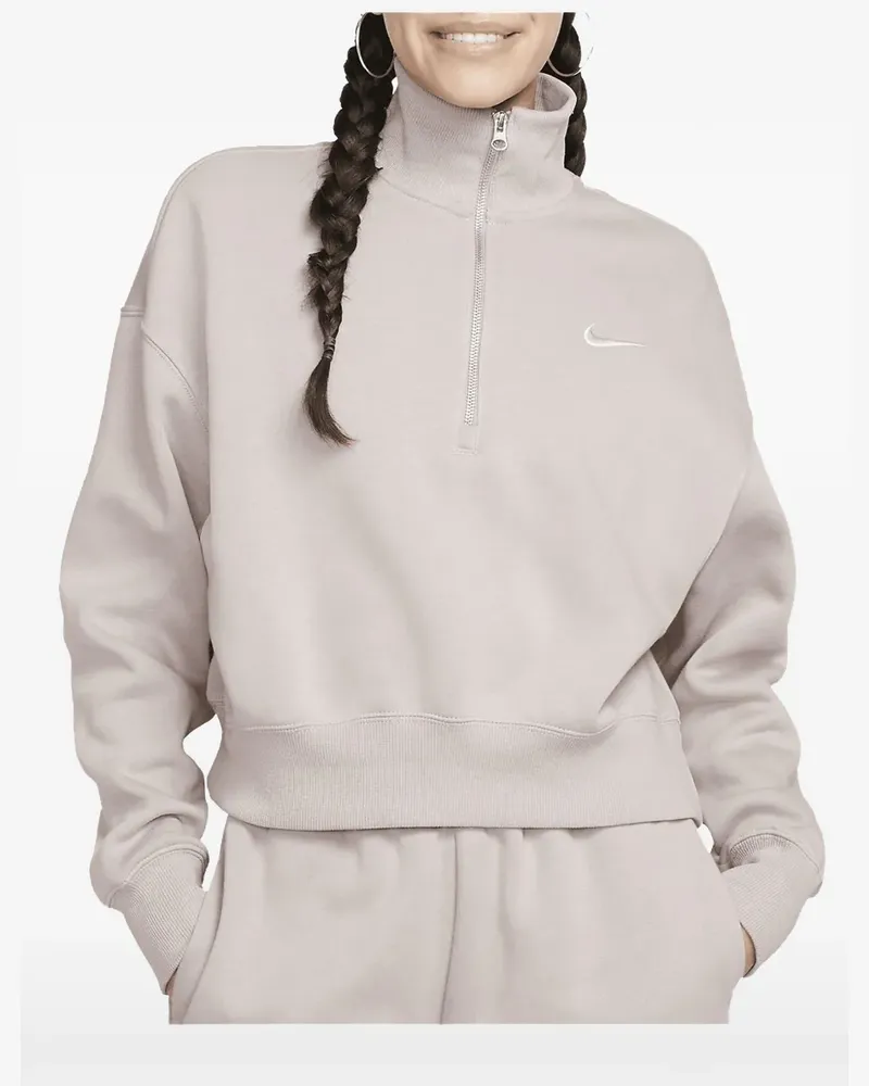 Nike Phoenix fleece half-zip sweater - Nude Nude