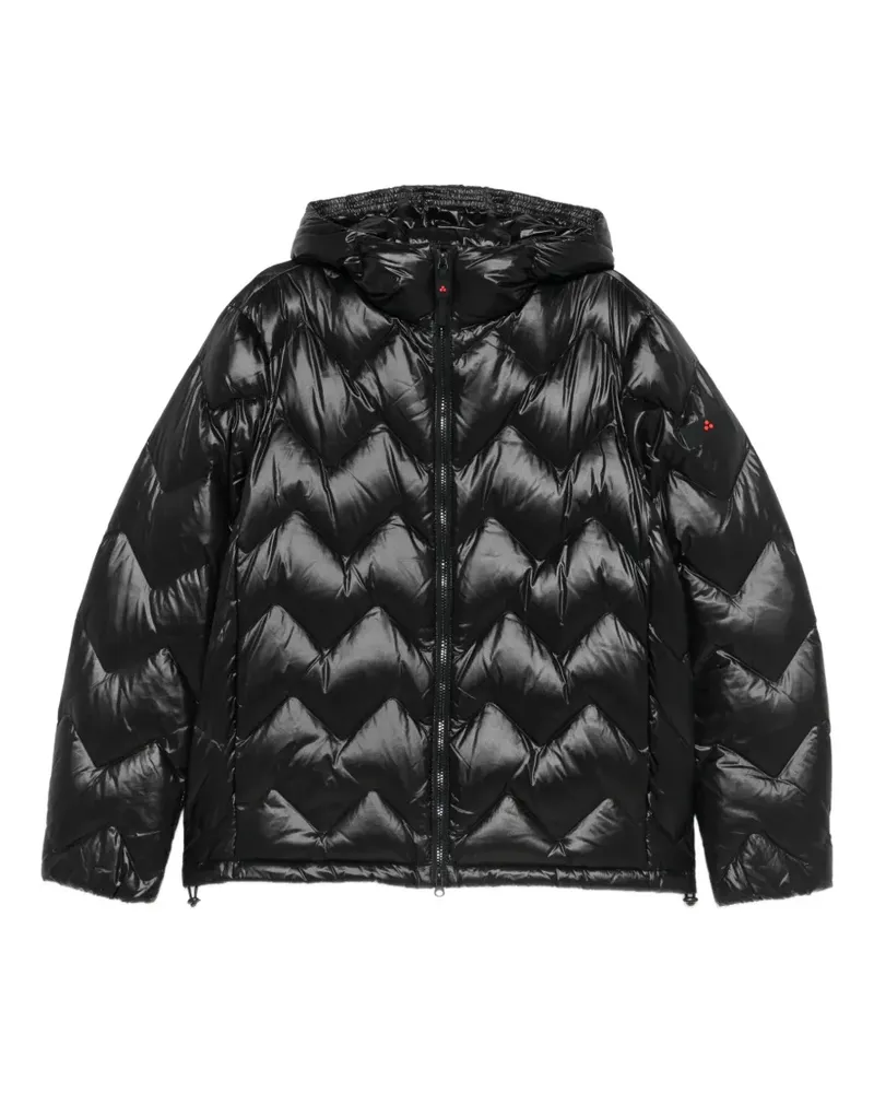 Peuterey Gesteppte Honova Kapuzenjacke - Schwarz Schwarz