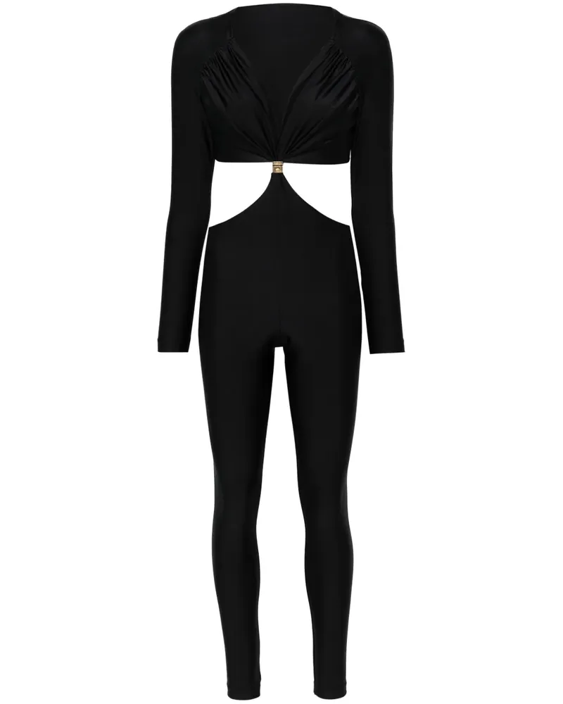 MVP Wardrobe Marina Jumpsuit mit Cut-Outs - Schwarz Schwarz
