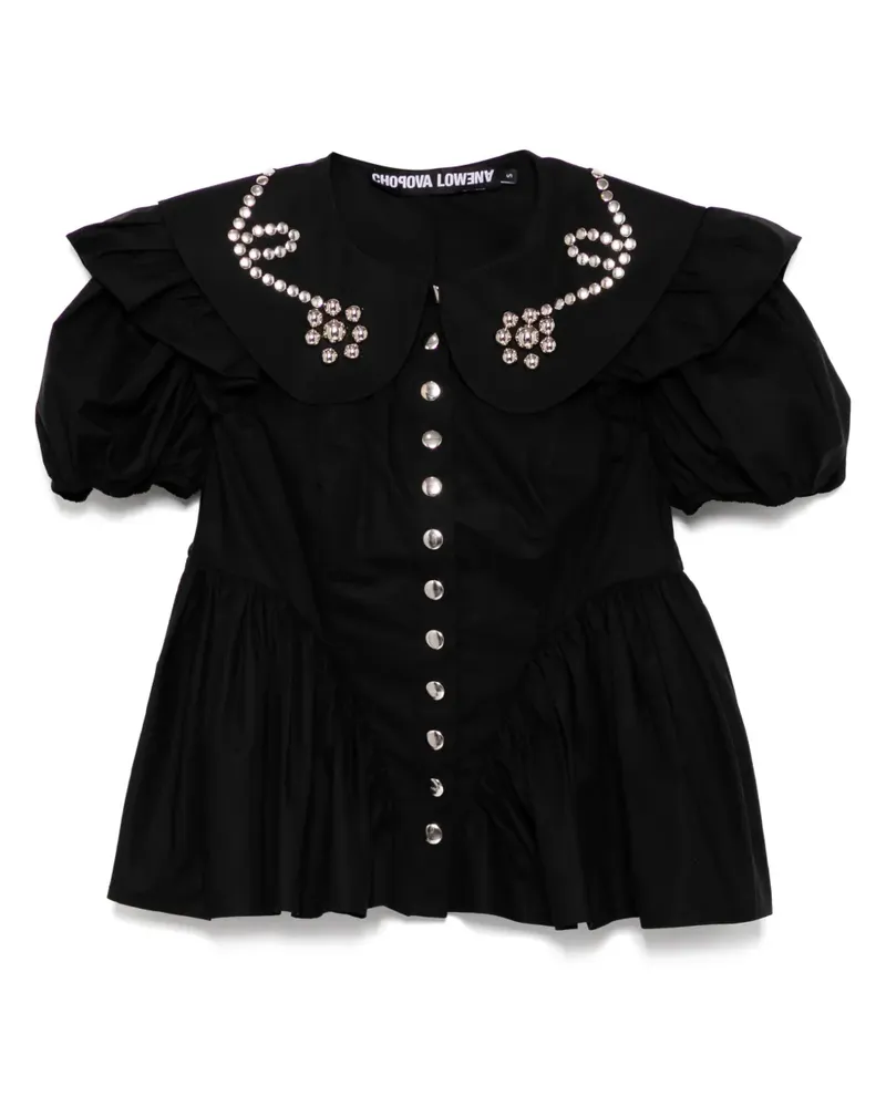 CHOPOVA LOWENA Lasso Bluse - Schwarz Schwarz