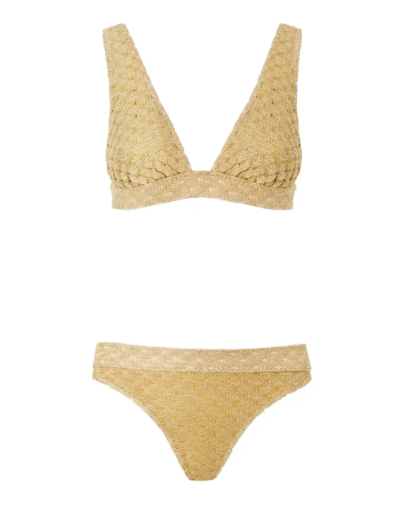 Missoni textured bikini set - Gold Gold