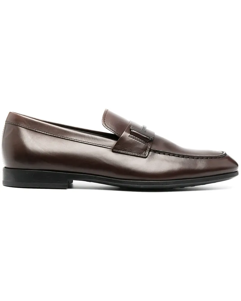 TOD'S Loafer mit T-Schnalle - Braun Braun