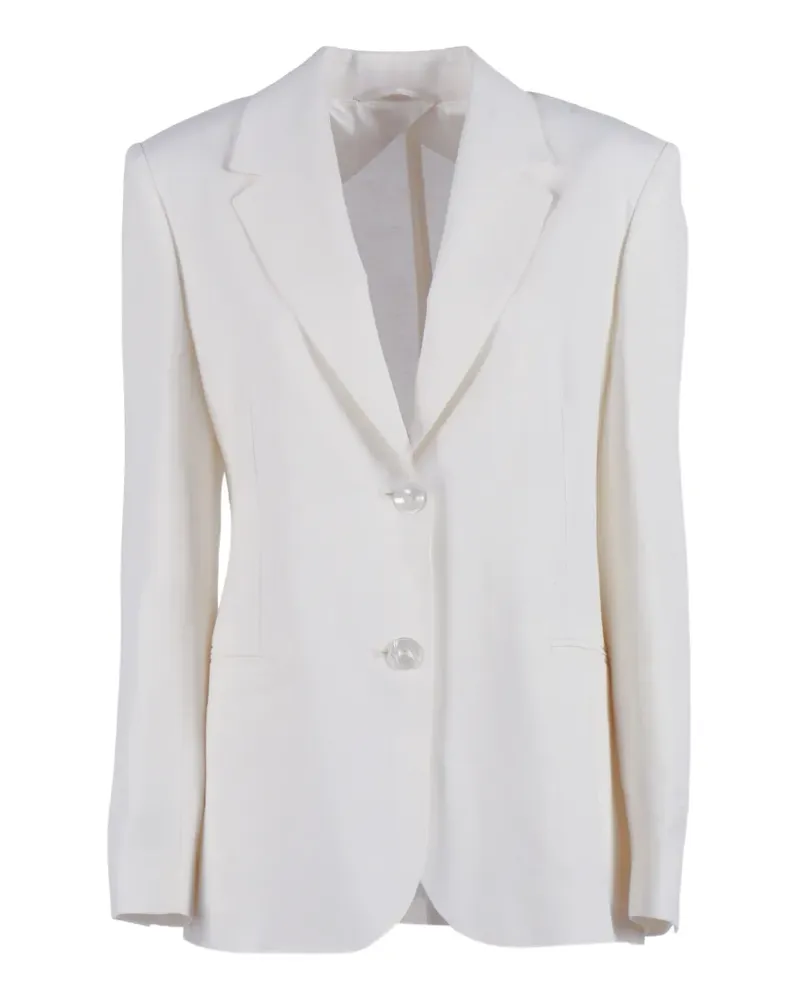 Max Mara Bello single-breasted blazer - Weiß Weiß