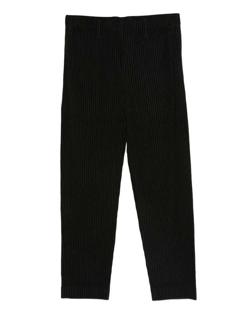 Issey Miyake Plissierte Hose - Schwarz Schwarz