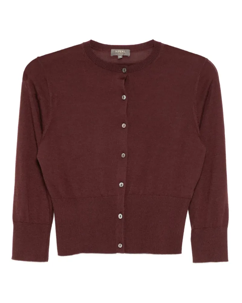 N.Peal Darcie Cardigan - Rot Rot