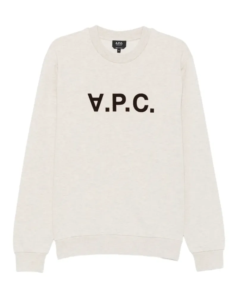 A.P.C. A.P.C. Pullover mit Logo - Nude Nude
