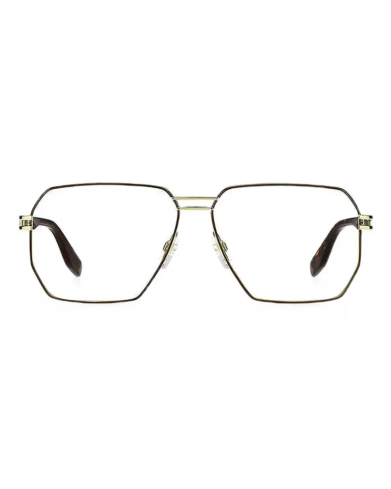 Marc Jacobs geometric-frame glasses - Gold Gold