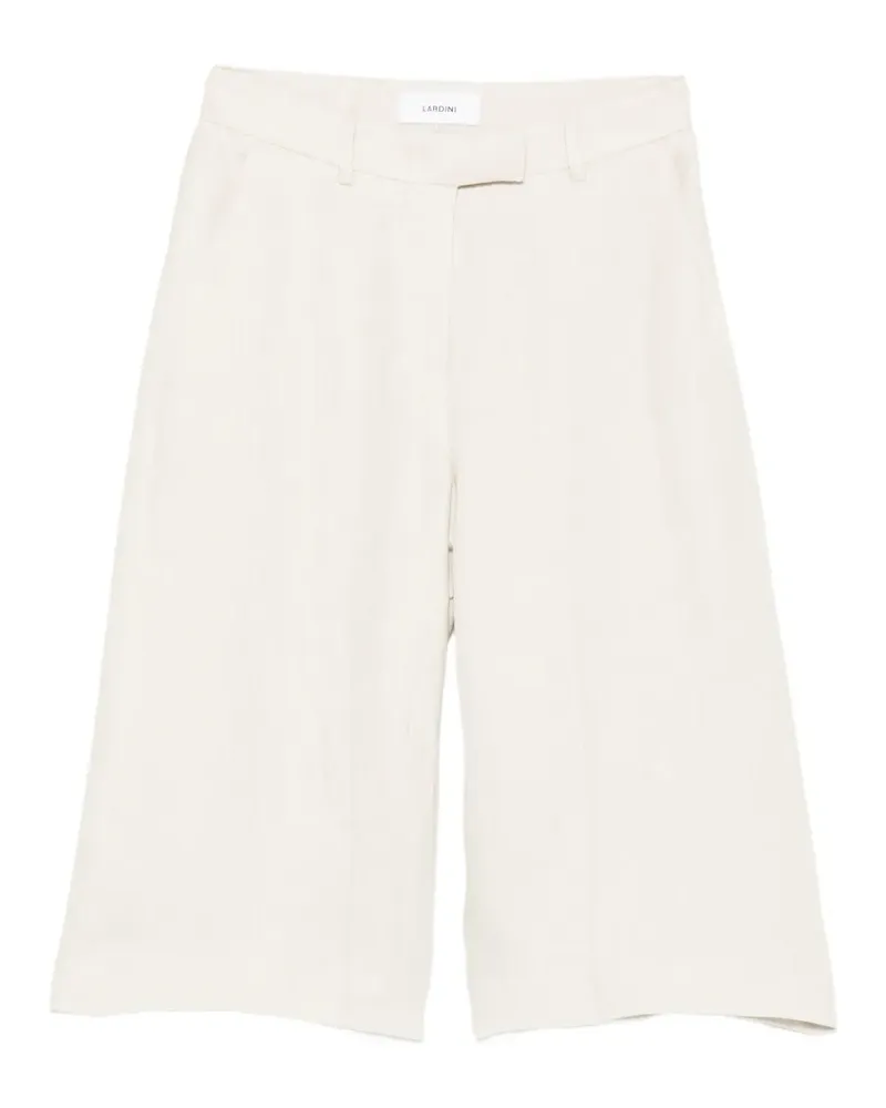 LARDINI wide-leg tailored shorts - Nude Nude