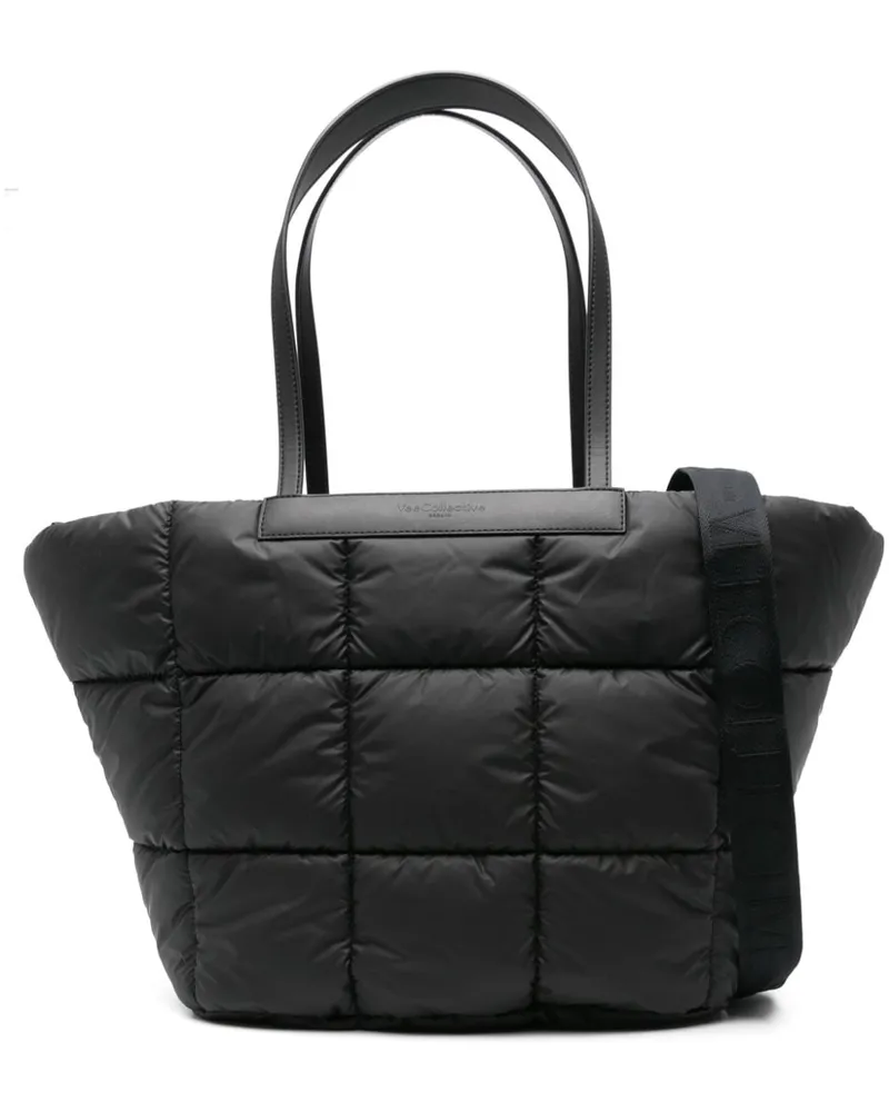 VeeCollective Mittelgroße Porter Max Shopper - Schwarz Schwarz