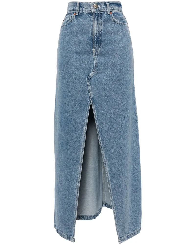 Alohas Mariana Jeansrock in A-Linie - Blau Blau