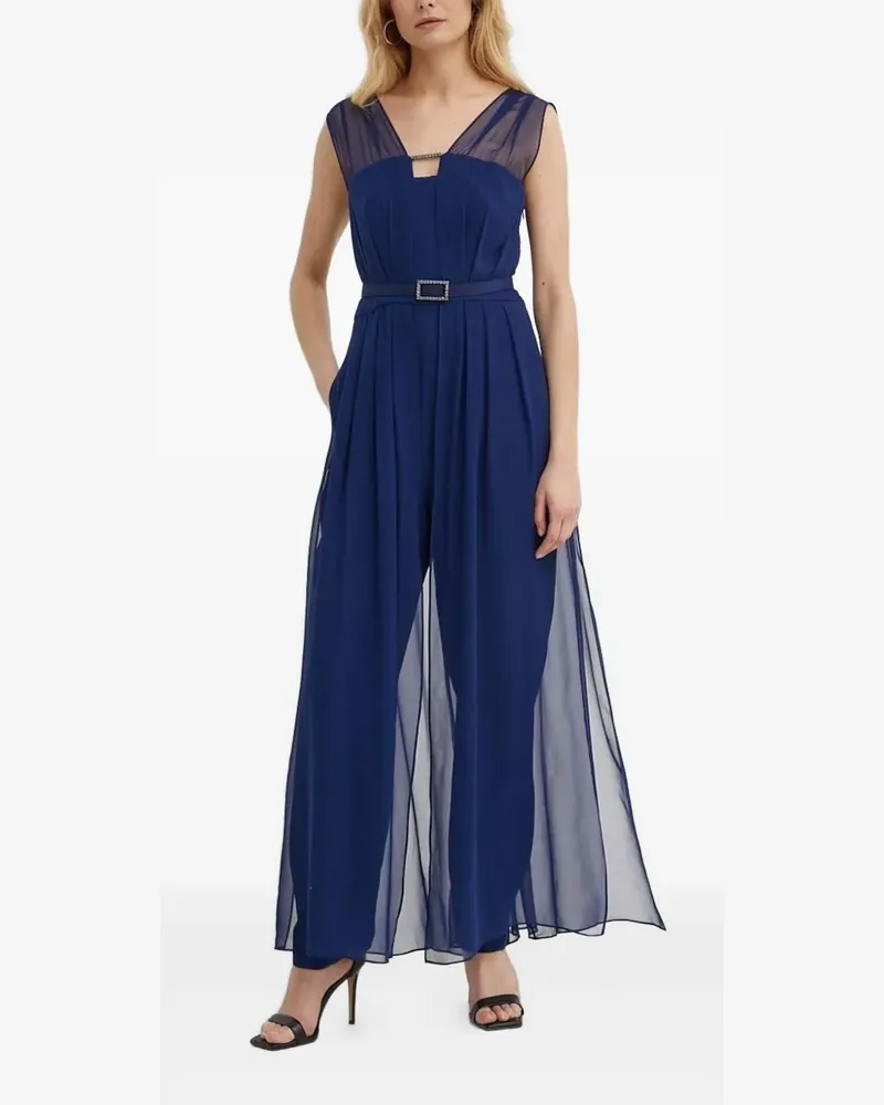 Luisa Spagnoli Verzierter Jumpsuit - Blau Blau