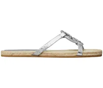 Bombé Miller Espadrilles - Silber