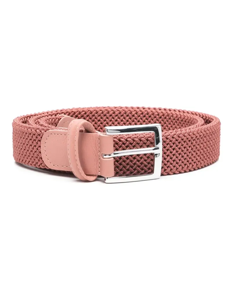 Kiton Gewebter Gürtel - Rosa Rosa